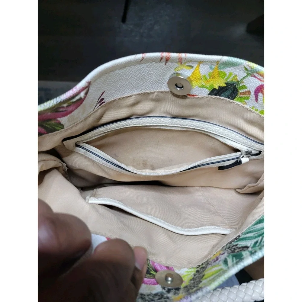 Women's Dana Buchman Tropical Floral Print Shoulder Purse‎